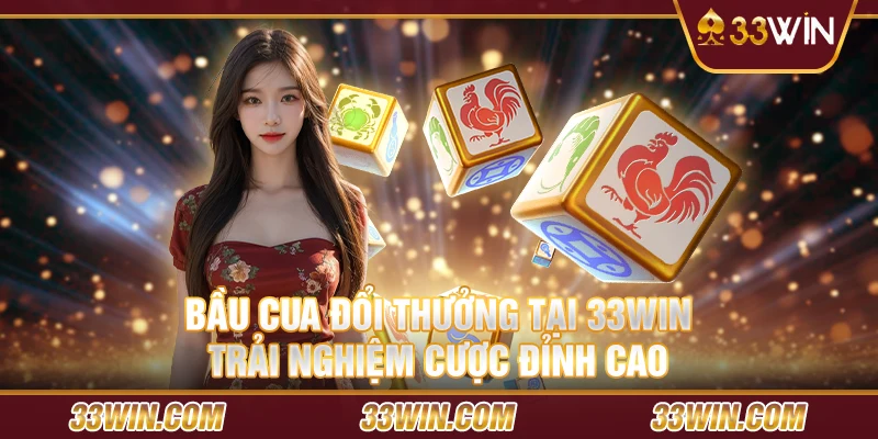 Bầu cua đổi thưởng tại 33 win – Trải nghiệm cược đỉnh cao